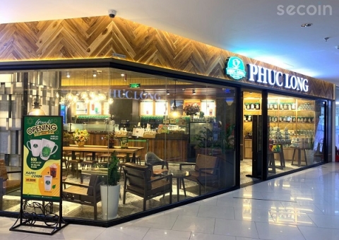  Gạch bông men gốm Secoin tại Chuỗi Cửa Hàng Phúc Long